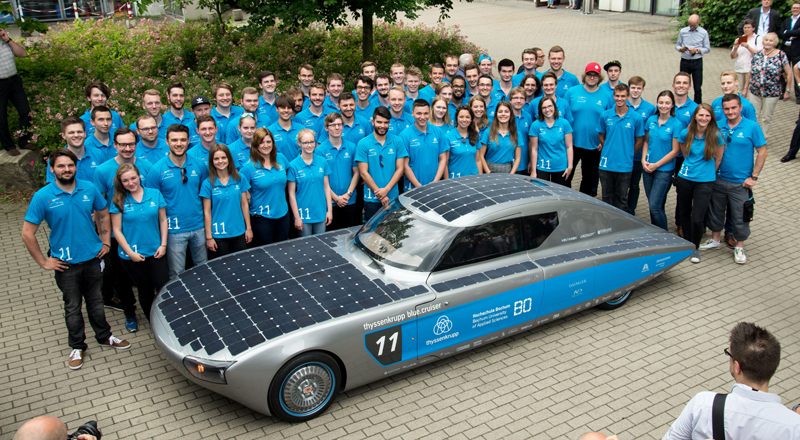 Axalta supports Bochum University studen race solar car