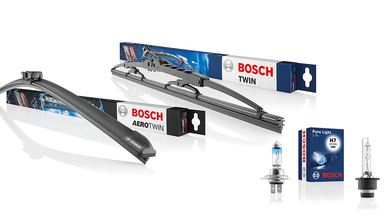 Nueva escobilla limpiaparabrisas Bosch Aerotwin J.E.T Blade con  pulverización integrada