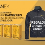 SINNEK regala chaquetas por la compra de sus Barnices UHS