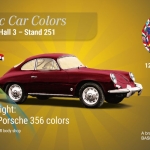 Glasurit mostrará los colores originales del Porsche 356