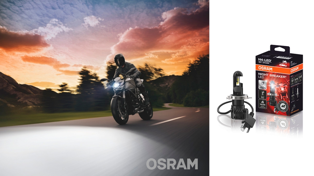 OSRAM NIGHT BREAKER® H4-LED ahora también disponible para motocicletas - CZ  Revista técnica de Centro Zaragoza